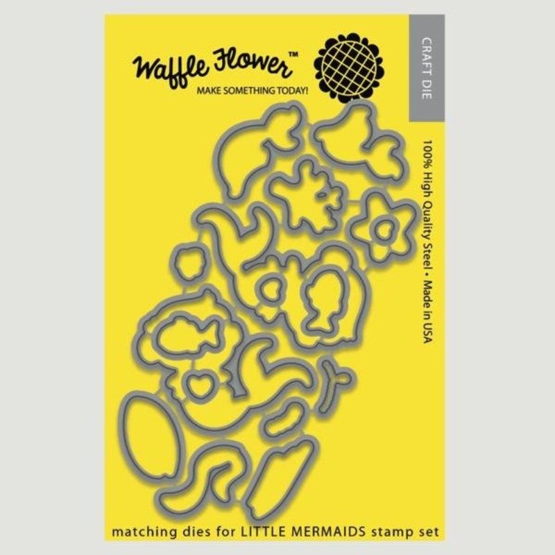 Waffle Flower – Dies Set – Little Mermaids 17 pcs
