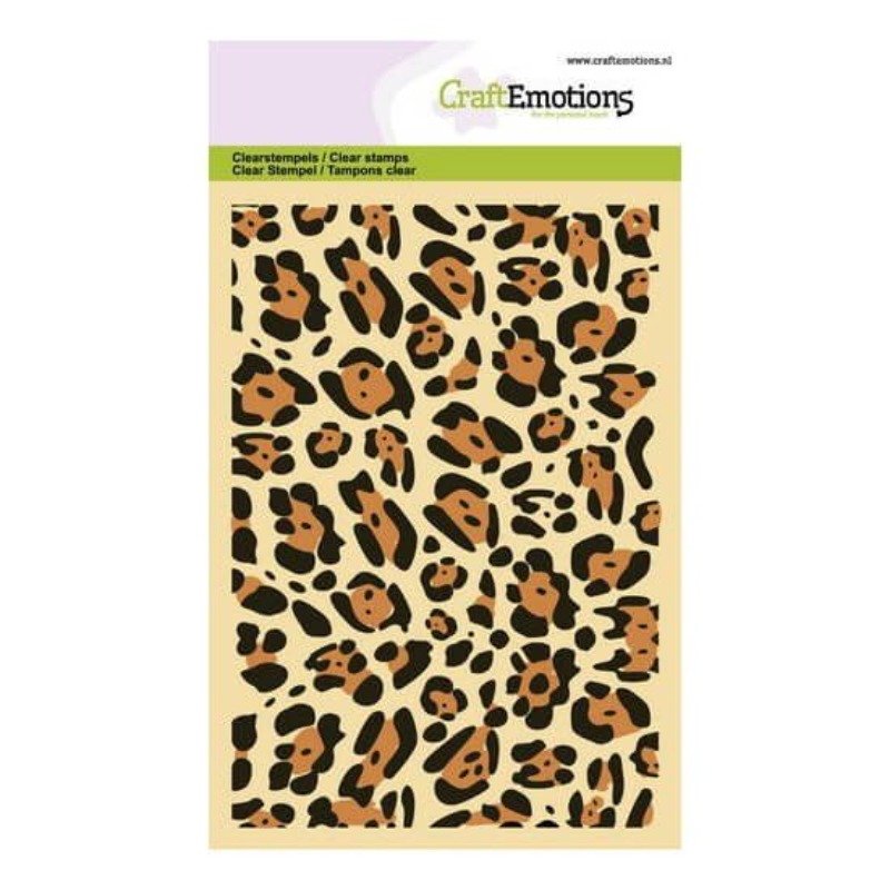 Acrylstempel: CraftEmotions – Panther Print A6