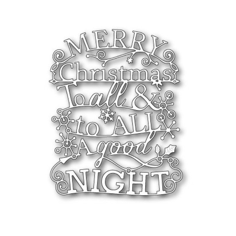 Memory Box - Dies - Merry Christmas to All