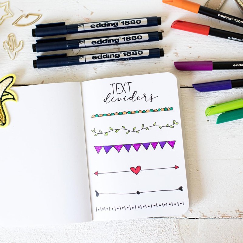 Fineliner-Set: Edding 1880 Schwarz – Bild 8