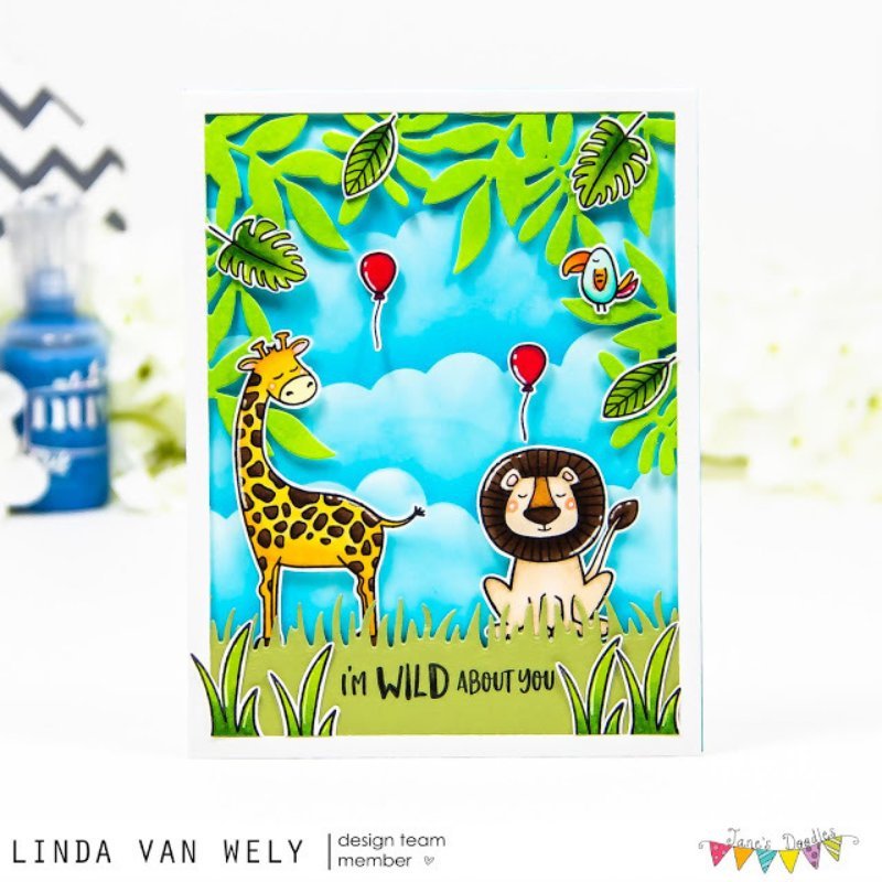 Acrylstempel: Jane's Doodles - Wild – Bild 3