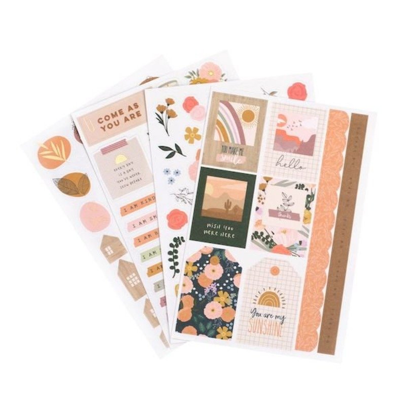 Jen Hadfield – Peaceful Heart – Sticker Buch