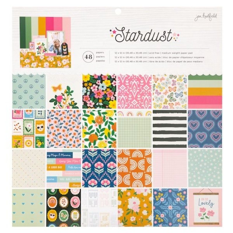Jen Hadfield – Stardust – Paper Pad – 12 x 12 Inch