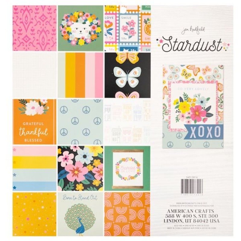 Jen Hadfield – Stardust – Paper Pad – 12 x 12 Inch