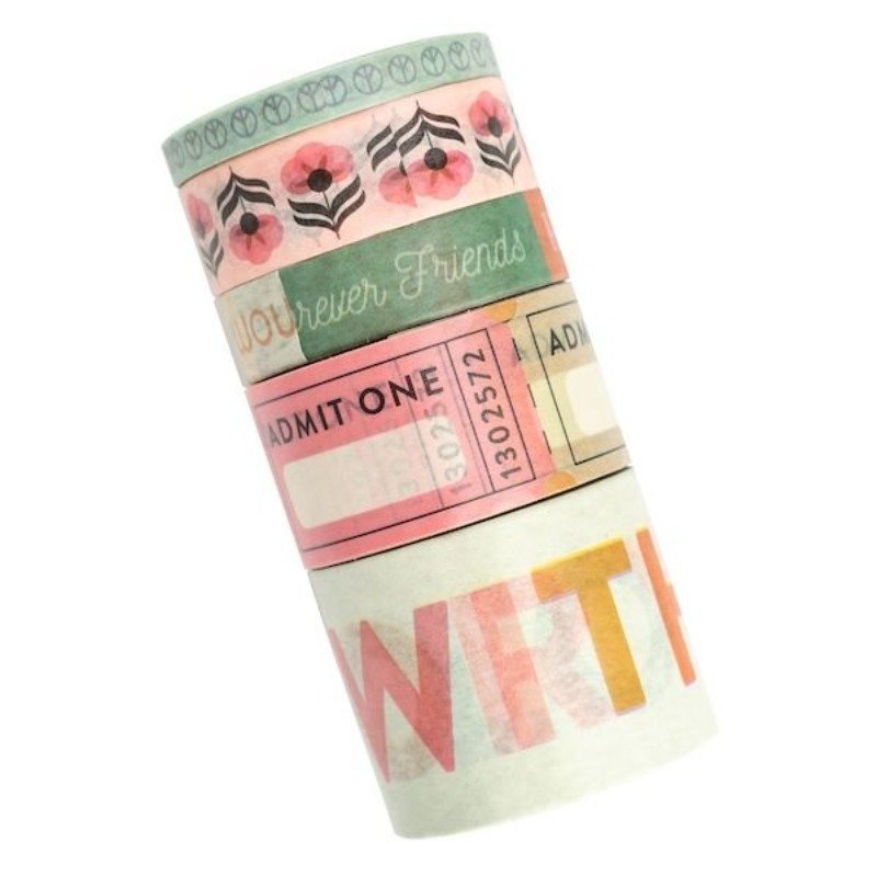 Jen Hadfield - Stardust - 5 Washi Tape Rollen – Bild 3