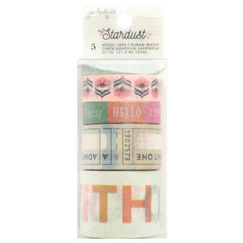Jen Hadfield – Stardust – 5 Washi Tape Rollen