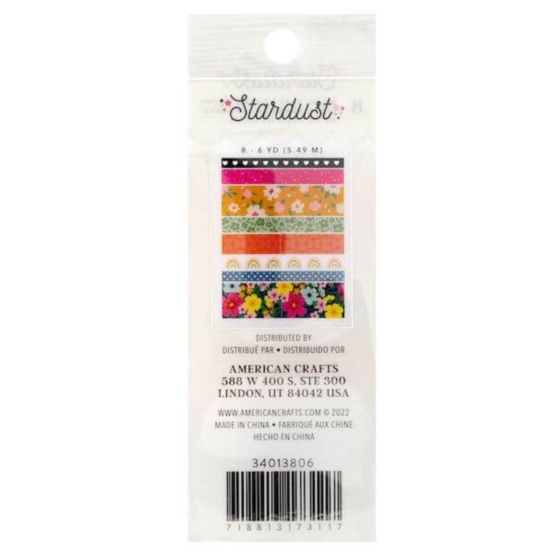 Jen Hadfield – Stardust – 8 Washi Tape Rollen