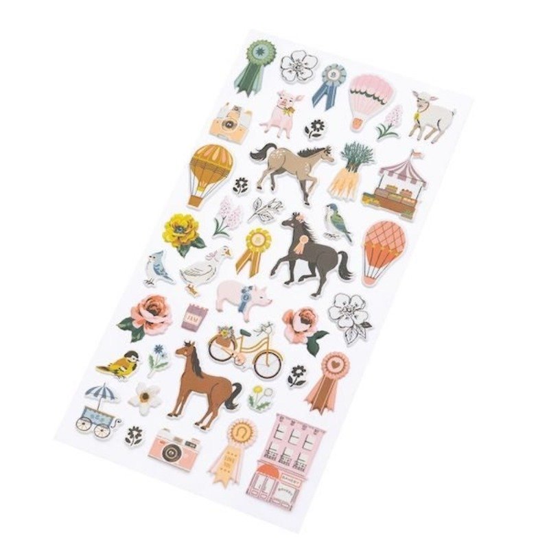 Maggie Holmes - Market Square - Puffy Sticker – Bild 3
