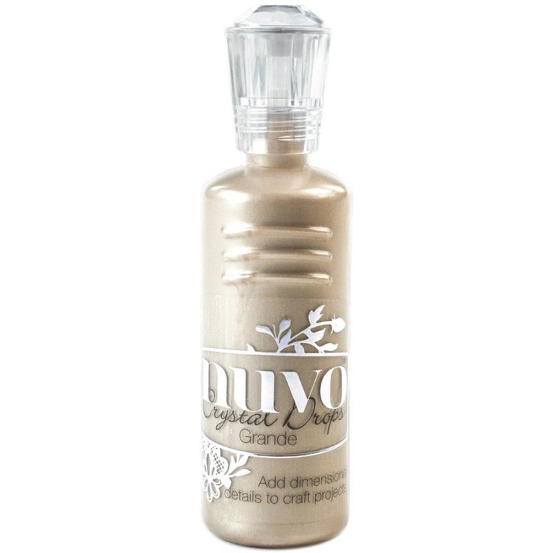 Klebepunkte: Nuvo - Grande Crystal Drops - Antique Rose – Bild 3