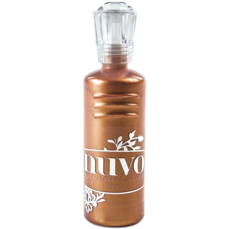 Klebepunkte: Nuvo –  Christal Drops Grande – Metallic Copper Penny