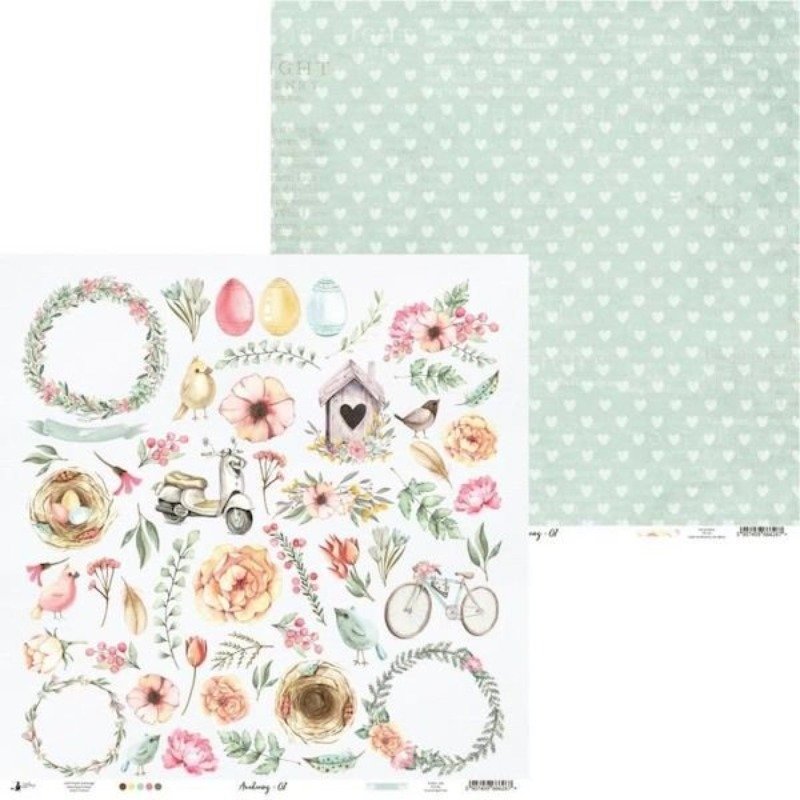 P13 – Papier Awakening Nr. 07 – 12 x 12 Inch Papier
