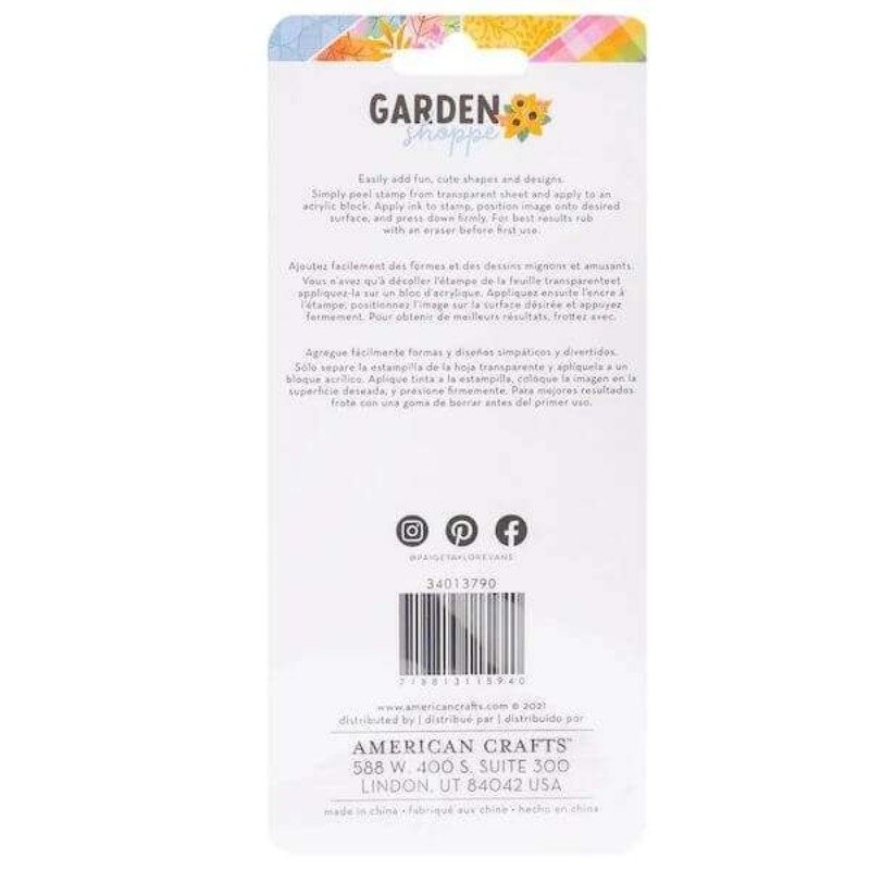 Acrylstempel: American Crafts – Paige Evans – Garden Shoppe