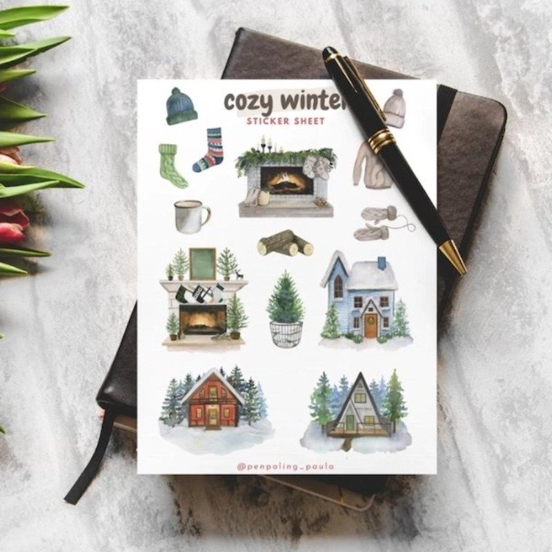 Penpaling Paula – Cozy Winter – Sticker