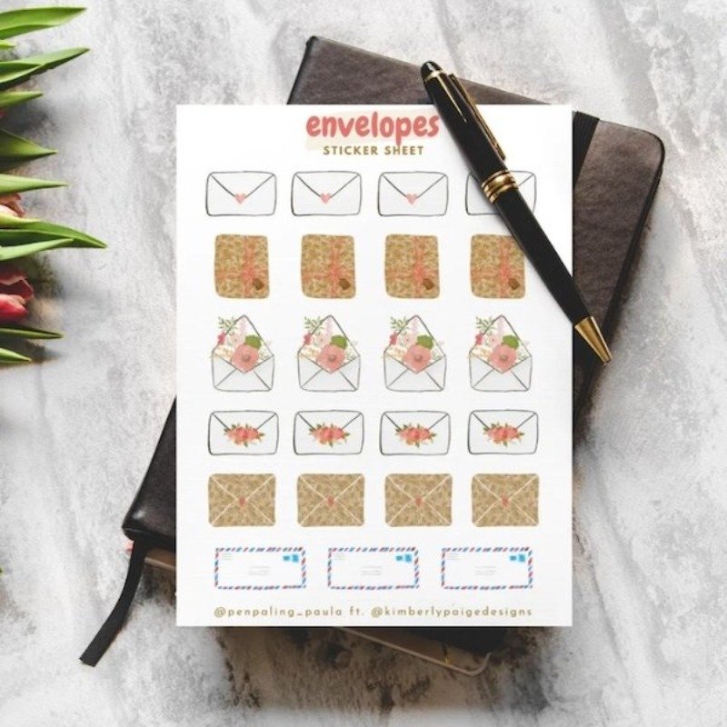 Aufkleber: Penpaling Paula – Envelopes