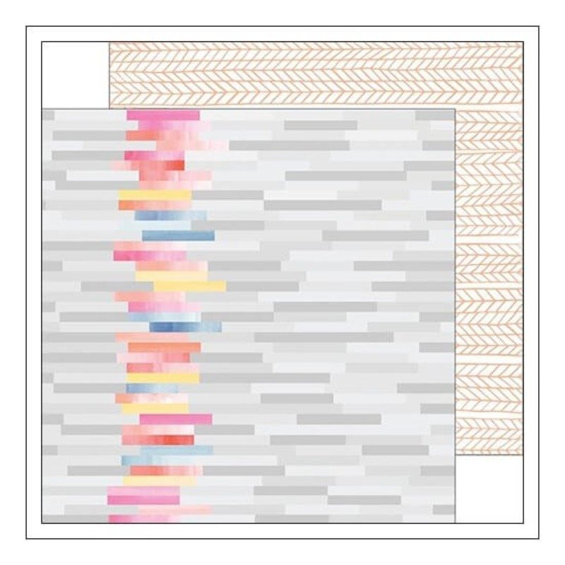 Designpapier: Pinkfresh Studio - Felicity - Ombré Wall