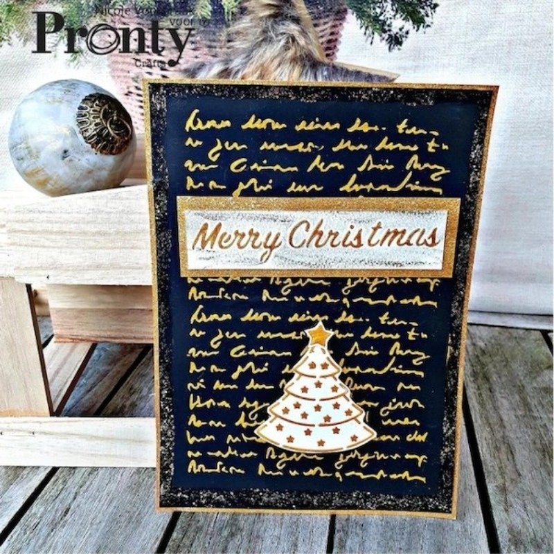 Pronty Crafts - Schablone - Geschenkumschlag Weihnachten A4 – Bild 3
