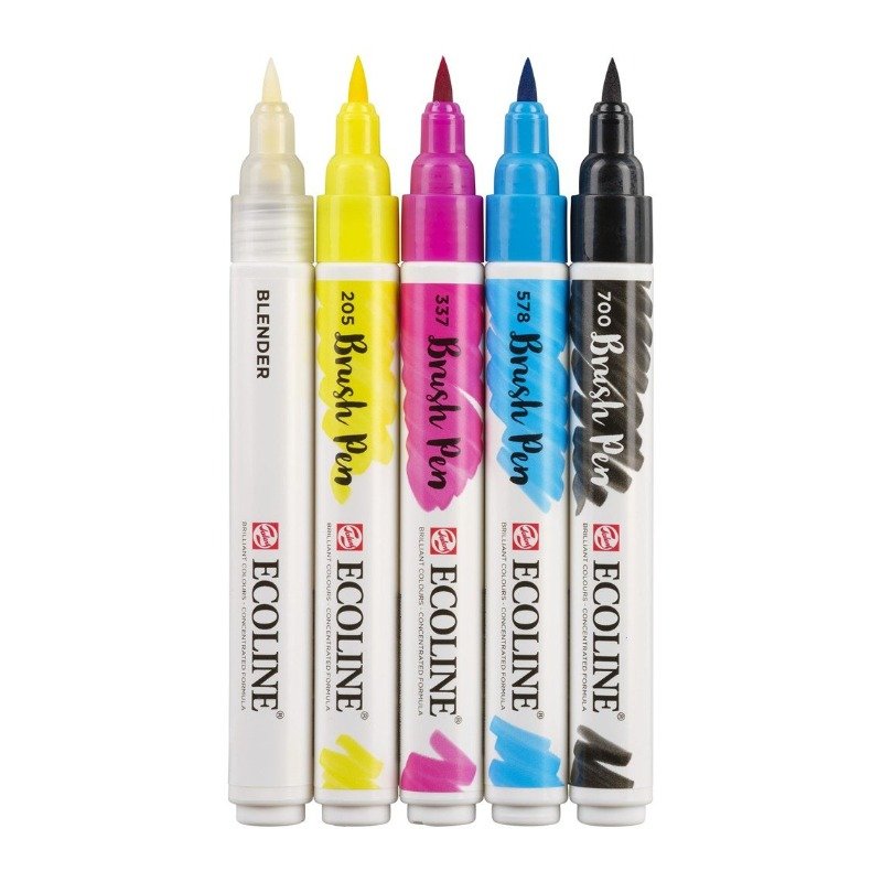 Royal Talens – Ecoline – Brush Pen Set Primär