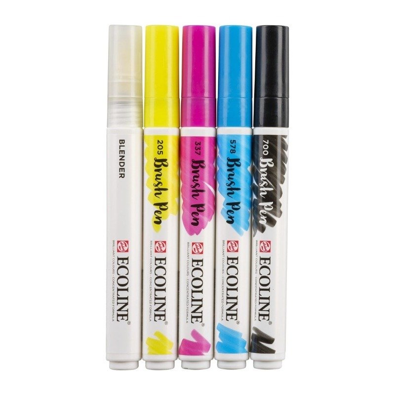 Royal Talens - Ecoline - Brush Pen Set Primär – Bild 4