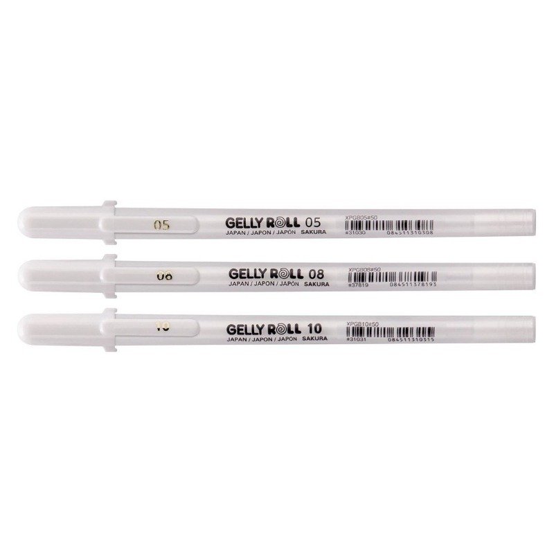 Gelstifte: Sakura - Gelly Roll - Bright White – Bild 3