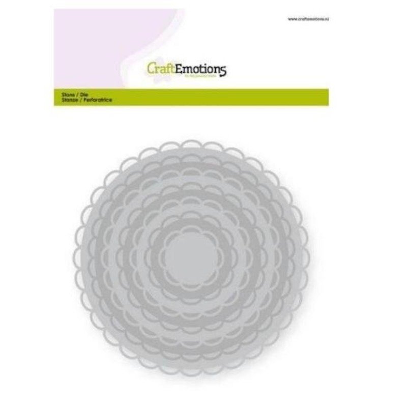CraftEmotions Big Nesting Dies – Kreise mit offenen Bögen