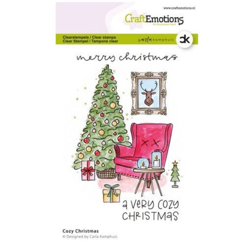 Acrylstempel: CraftEmotions – Cozy Christmas