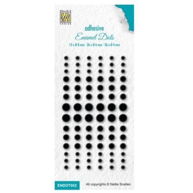 Nellie´s Choice – Enamel Dots schwarz