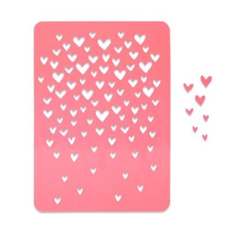 Stanze: Sizzix Thinlits – Dies – Drifting Hearts