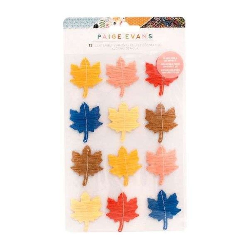 Aufkleber: Paige Evans – Bungalow Lane – Sticker Leaf Embellishments
