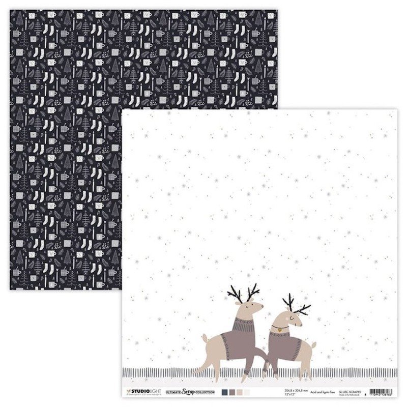 Studio Light – Ultimate Scrap Collection  Weihnachten – Scrap No. 69 12 x 12 Papier