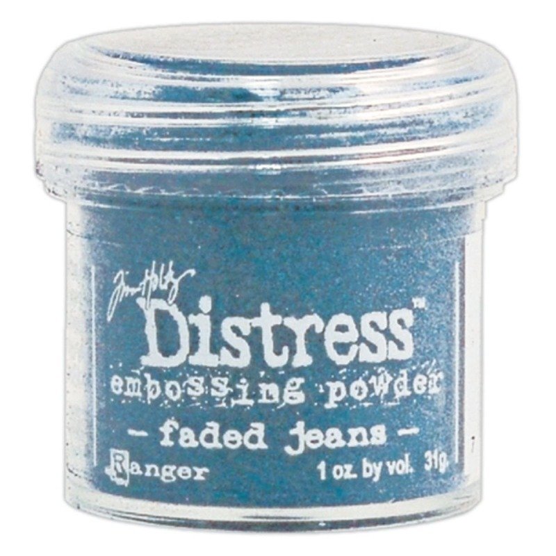 Tim Holtz - Distress Embossing Pulver - Faded Jeans