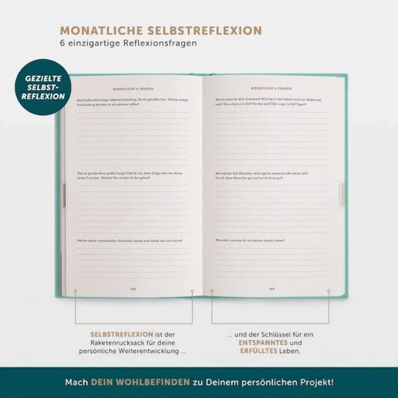 UrBestSelf - Das 6-Minuten-Tagebuch PUR - Türkis – Bild 6