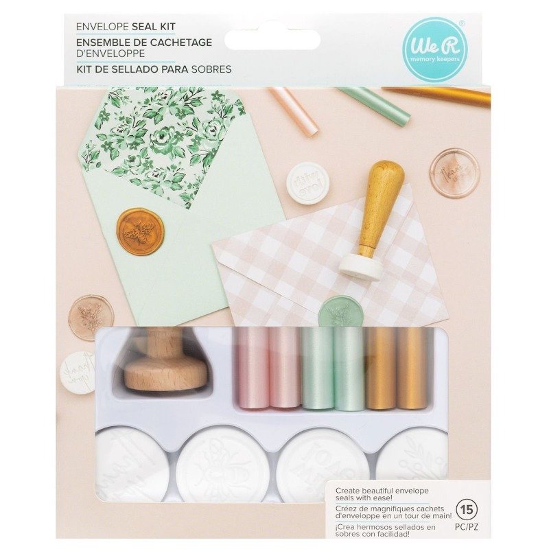 Briefsiegel-Kit: We R Makers – Envelope Seal Kit – „With Love“