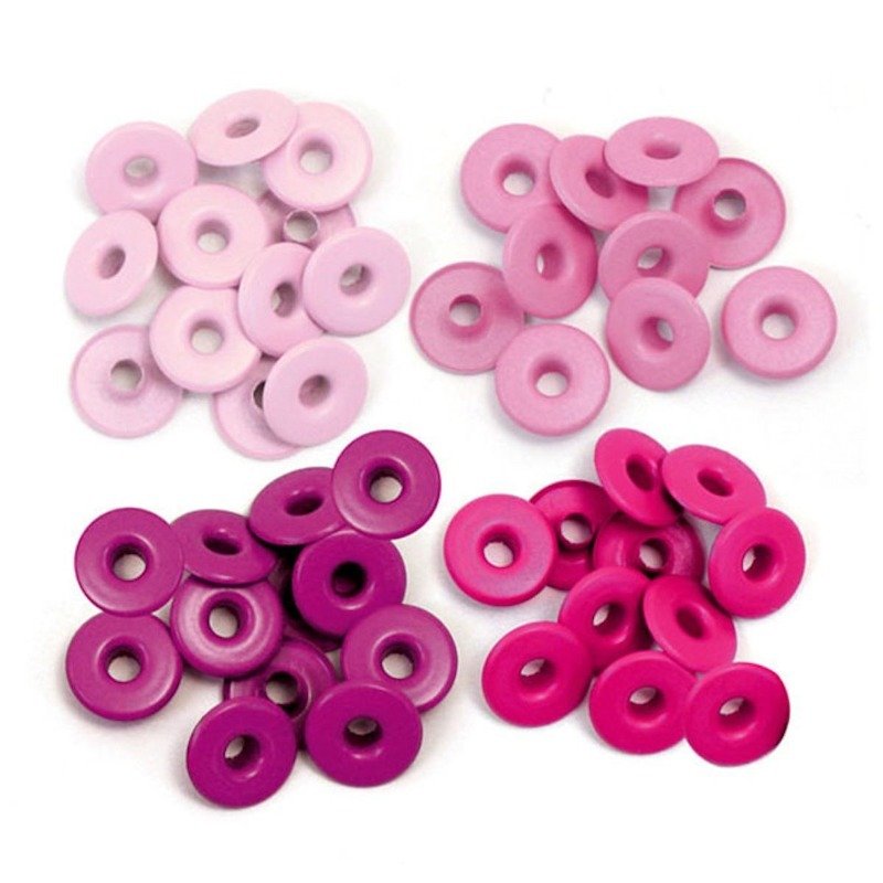 Ösen: We R Makers – Eyelets – 40 Stück Pink