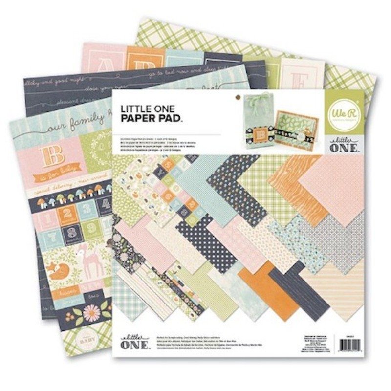 We R Memory Keepers - Little One - Paper Pad - 12 x 12 Inch