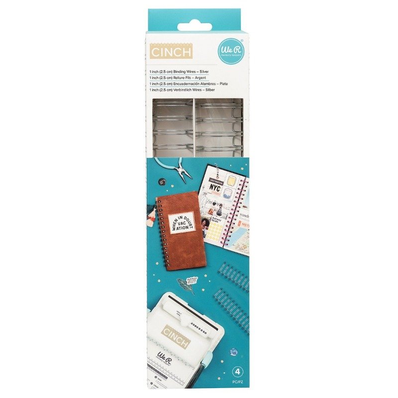 We R Memory Keepers – Cinch Bindedrähte in Silber