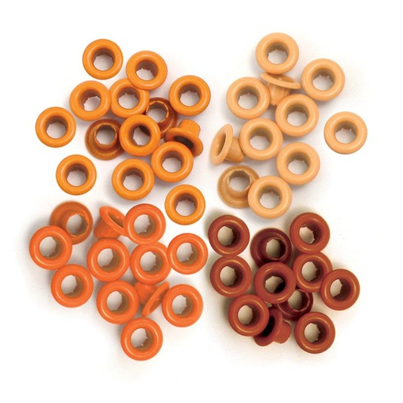 Ösen: We R Makers – Crop-A-Dile – Standard Eyelets – 60 Stück – Orange