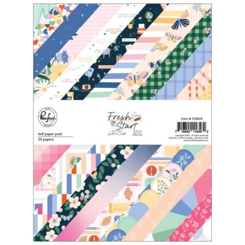 Papierblock: Pinkfresh Studio – Fresh Start – 6 x 8 Inch Paper Pad