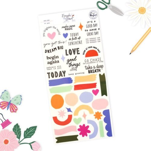 Transfersticker: Pinkfresh Studio – Fresh Start – Rub-On