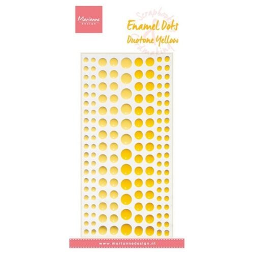 Klebepunkte: Marianne Design – Enamel Dots – Duotone Gelb