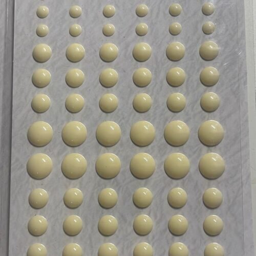Klebepunkte: Nellie’s Choice – Enamel Dots – Weiß