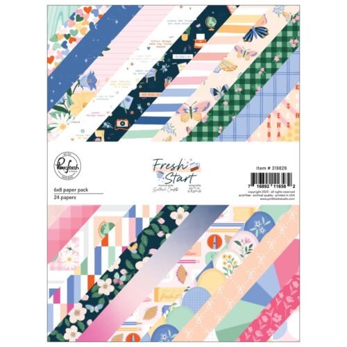 Papierblock: Pinkfresh Studio – Fresh Start – 6 x 8 Inch Paper Pad