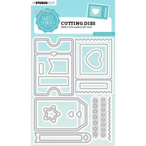 Stanzen: Studio Light – Sweet Stories – Cutting Die – Tickets & Labels