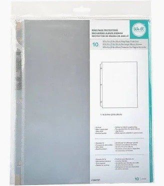 Schutzhüllen: We R Makers – Page Protectors – 8,5 x 11 Inch Ring