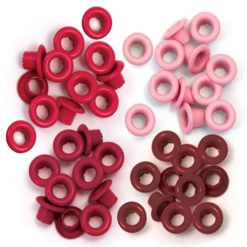 Ösen: We R Makers – Standard Eyelets – Rot (60 Stück)