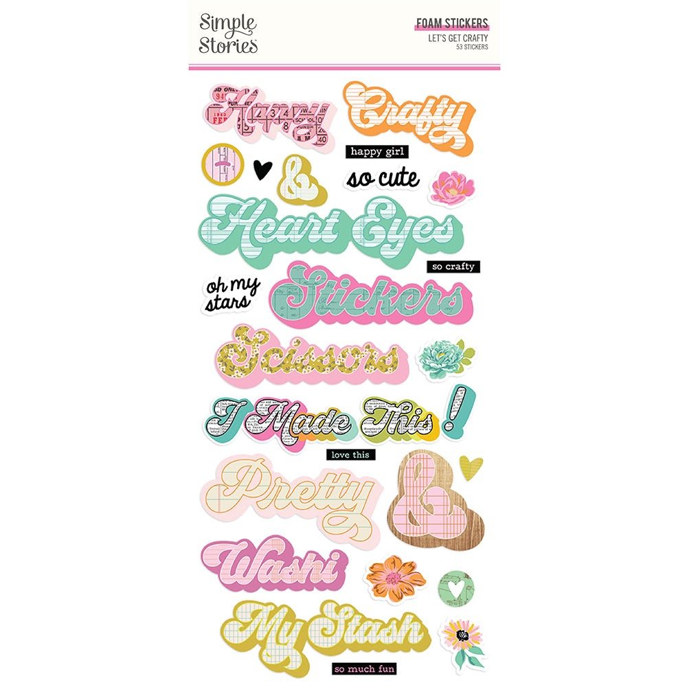 Let Sgetcrafty Foamstickers Pack