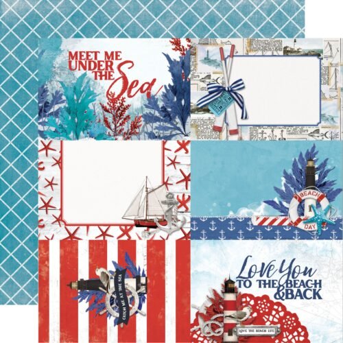 Kollektions-Kit: Simple Stories – Simple Vintage Vintage Seas – Collection Kit 12×12 Inch