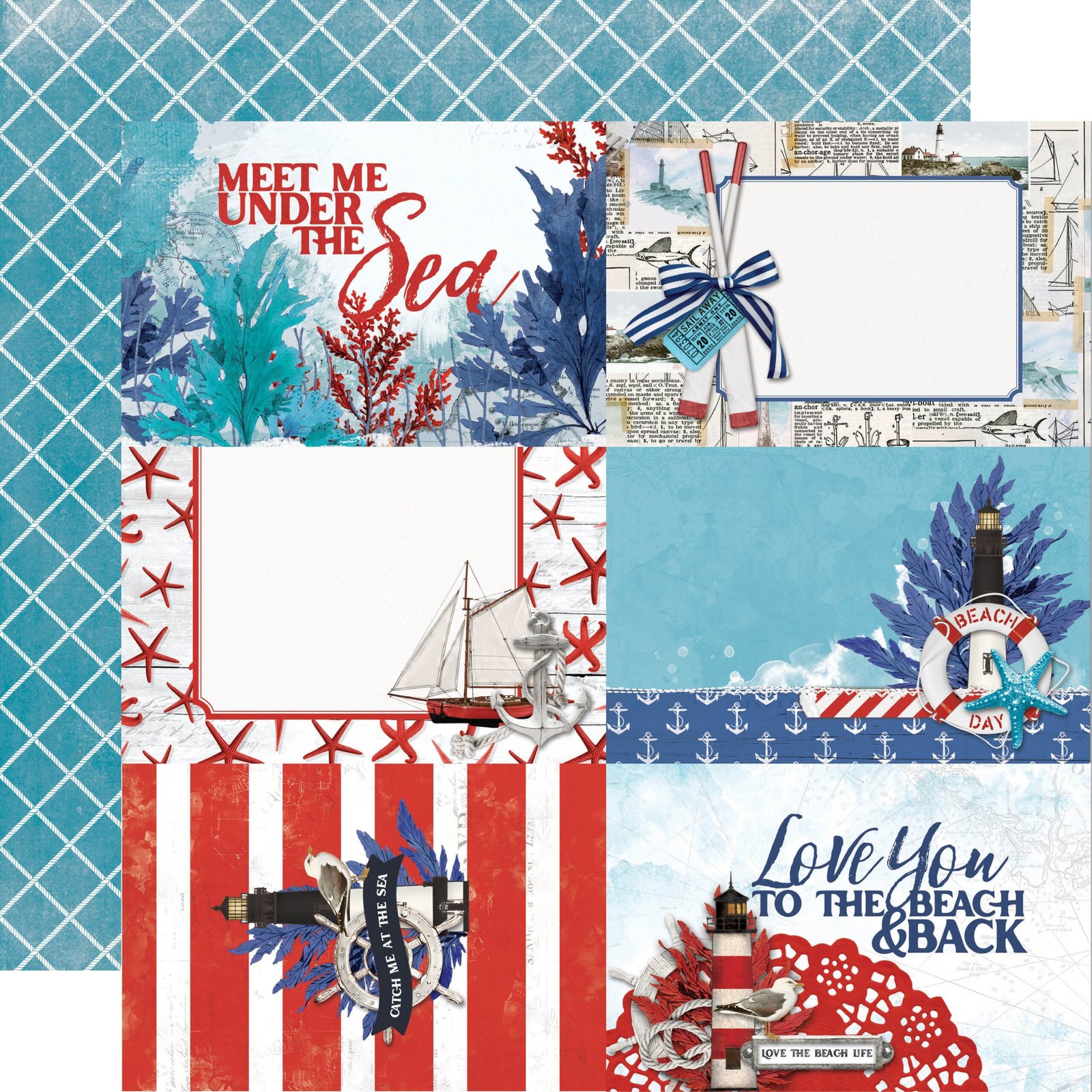Kollektions-Kit: Simple Stories - Simple Vintage Vintage Seas - Collection Kit 12x12 Inch – Bild 2