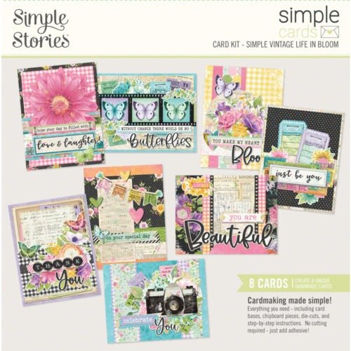Karten-Kit: Simple Stories – Simple Vintage Life in Bloom – Simple Cards Card Kit