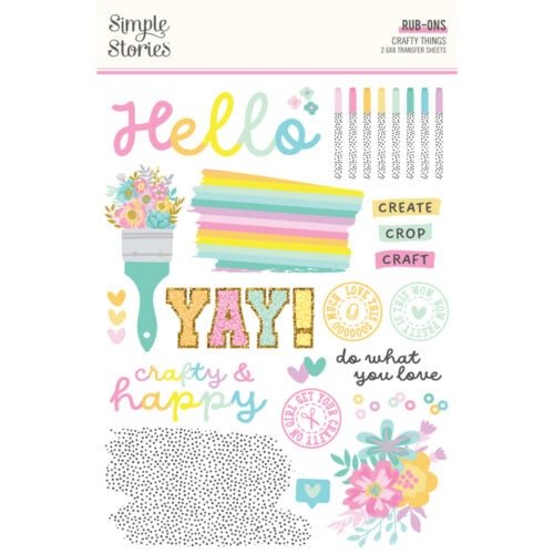 Rub-Ons: Simple Stories – Crafty Things – Rub-Ons