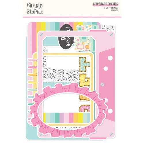Chipboard: Simple Stories – Crafty Things – Chipboard Frames